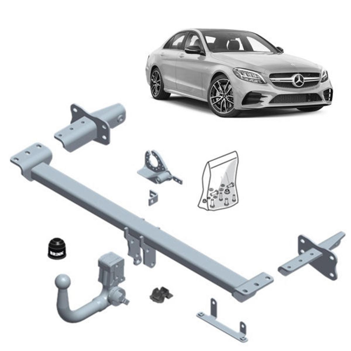 TAG BRINK Euro Vertical Detachable Tongue Towbar BR-588300