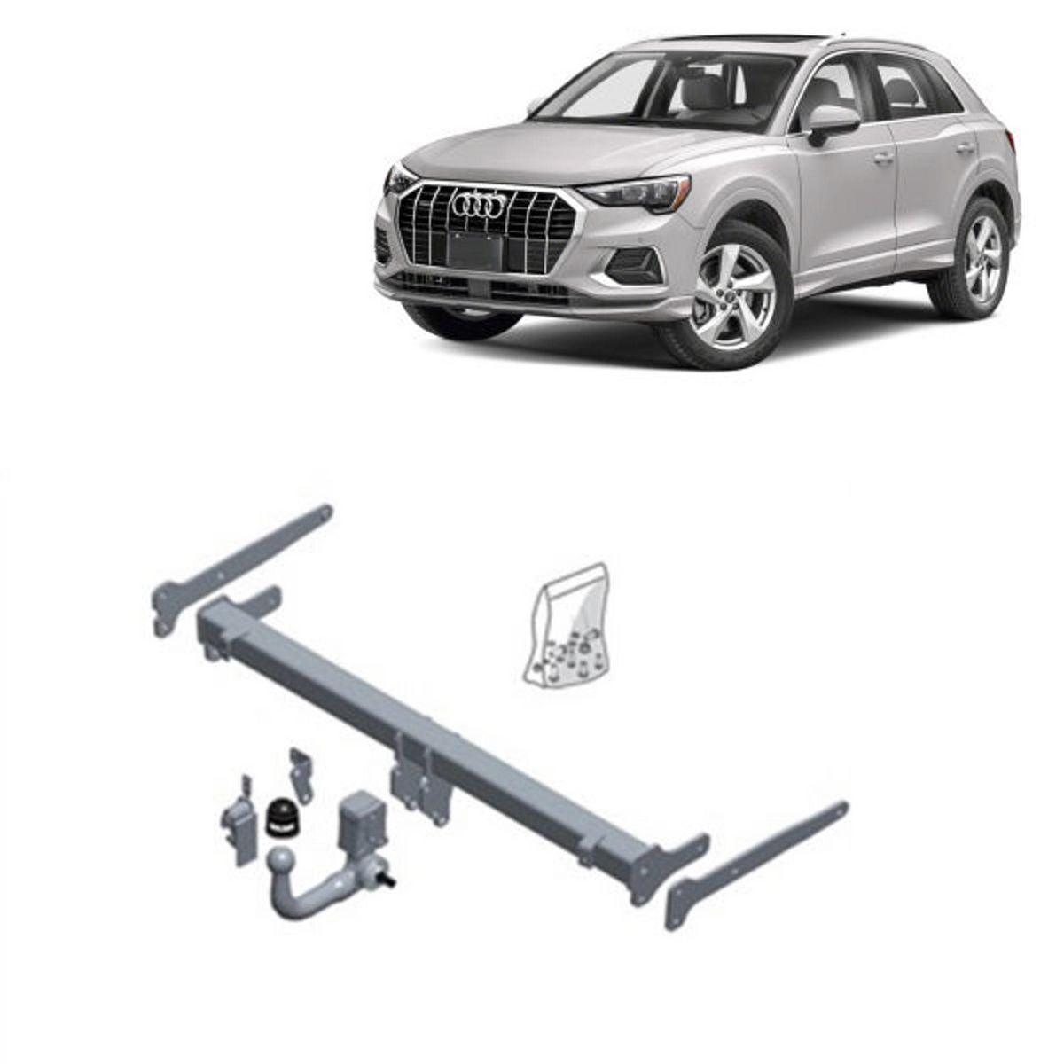 TAG BRINK Euro Vertical Detachable Tongue Towbar BR-666300