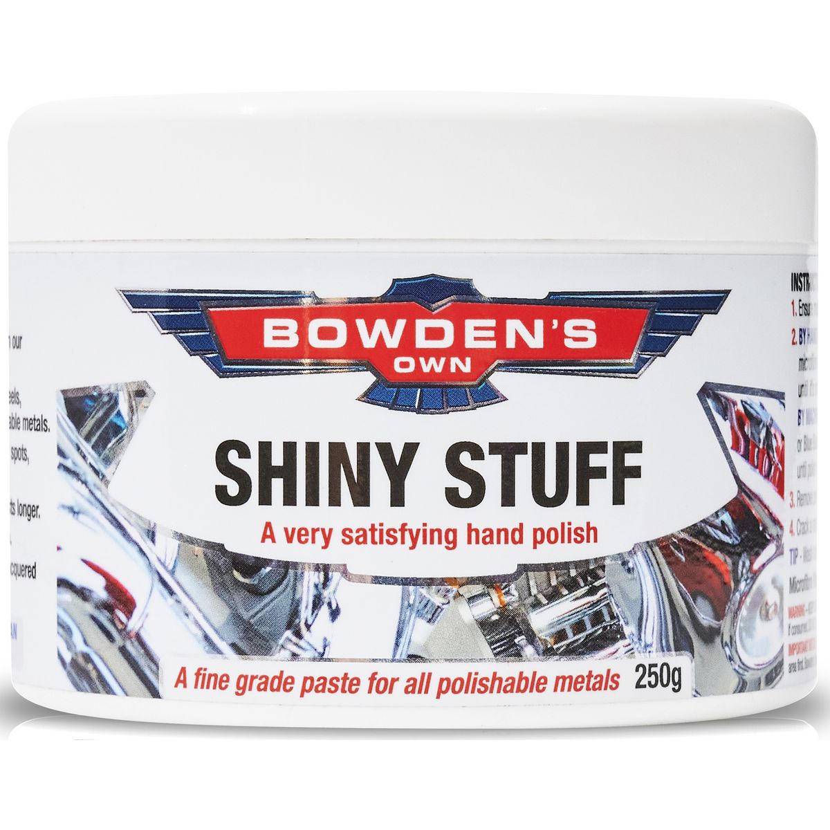 Bowden's Own Shiny Stuff Metal Polish 250g