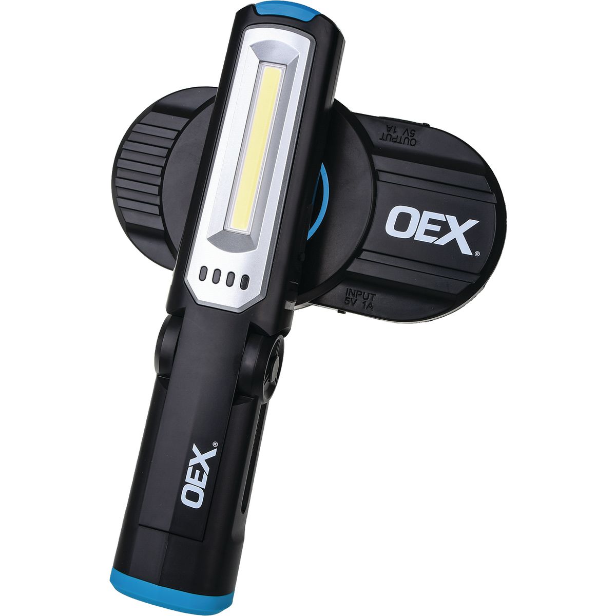 OEX 300Lm Cob Inspection Light/Torch With Magnetic Wireless Charger LLX3001