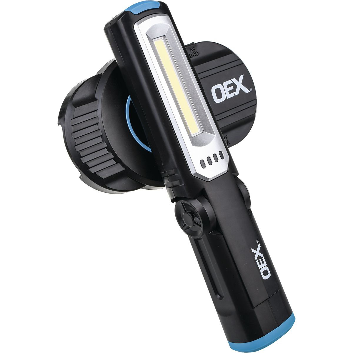 OEX 300Lm Cob Inspection Light/Torch With Magnetic Wireless Charger LLX3001