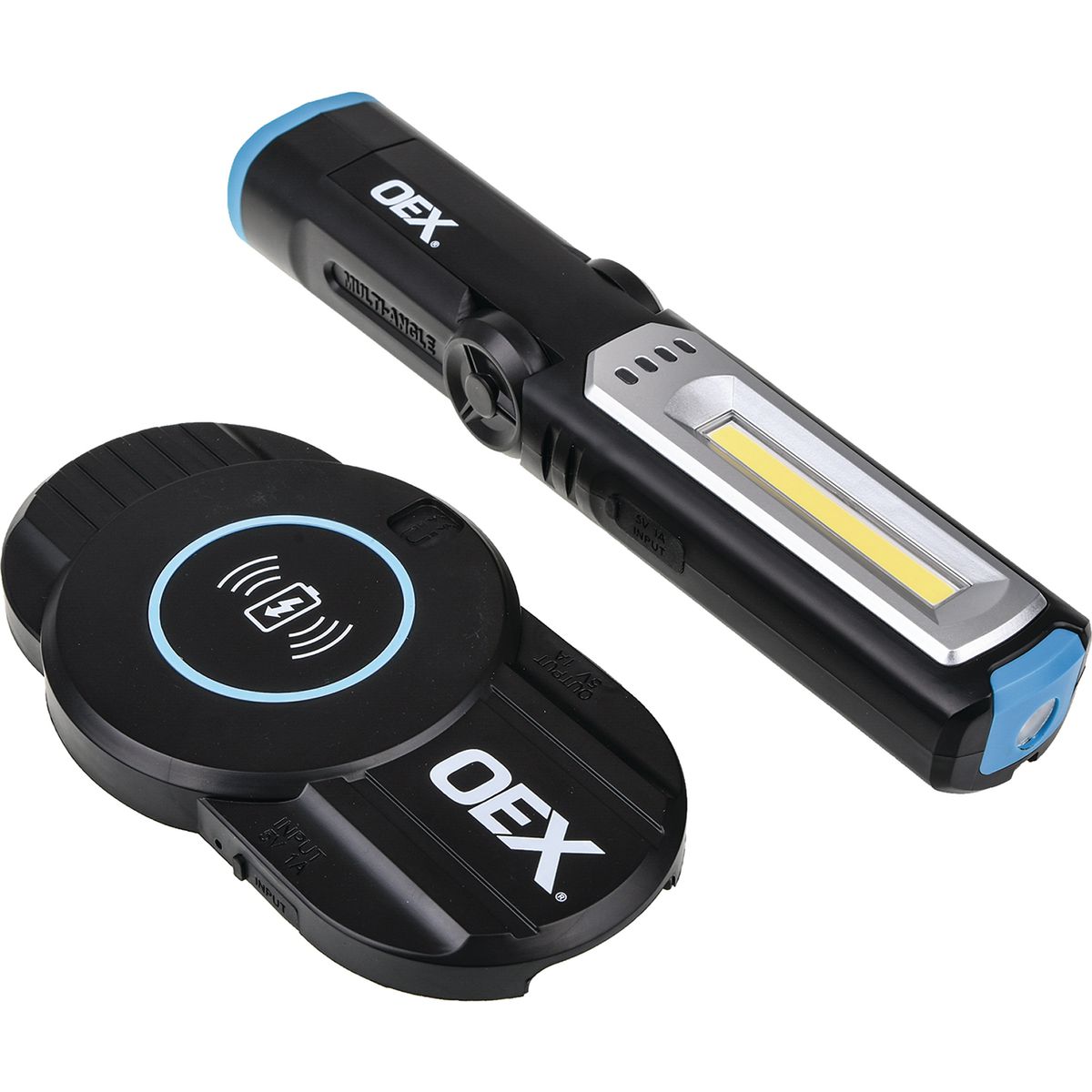 OEX 300Lm Cob Inspection Light/Torch With Magnetic Wireless Charger LLX3001