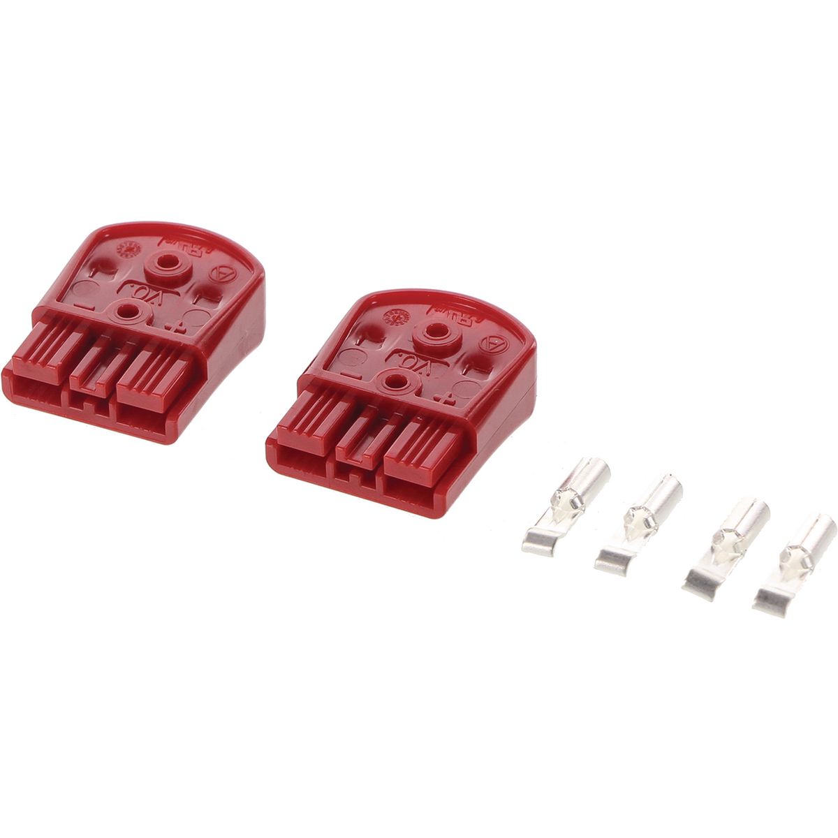 OEX Mini Anderson Sbs Connector Kit, 35A, Red - Includes 2 Housings And 4 Contacts ACX2783