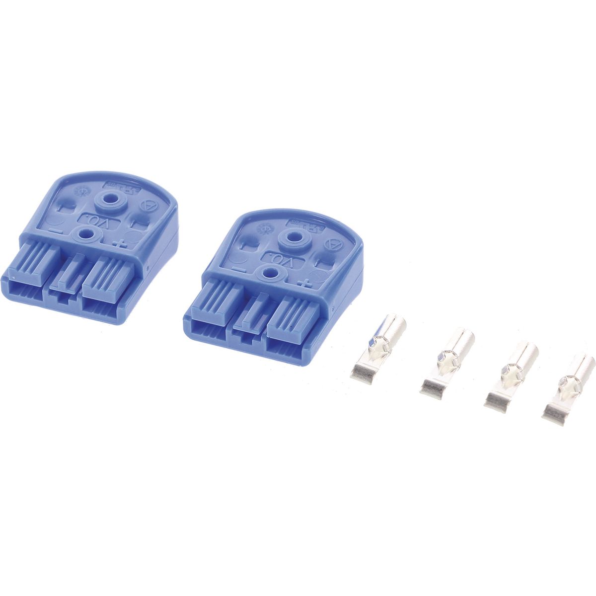OEX Mini Anderson Sbs Connector Kit, 35A, Blue - Includes 2 Housings And 4 Contacts ACX2784