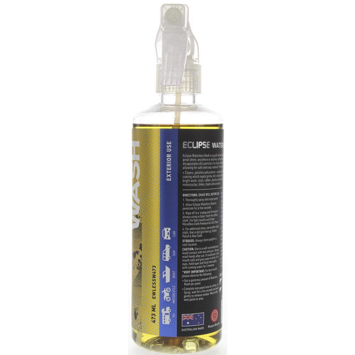 Eclipse Waterless Wash 473ml EWLESSW473