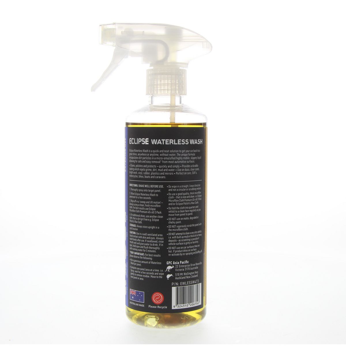 Eclipse Waterless Wash 473ml EWLESSW473