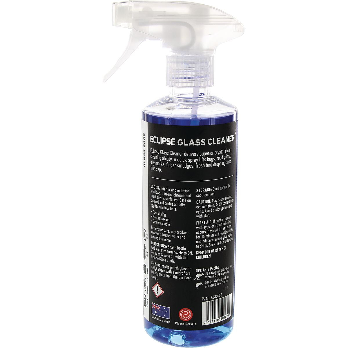 Eclipse Glass Cleaner 473ml EGC473