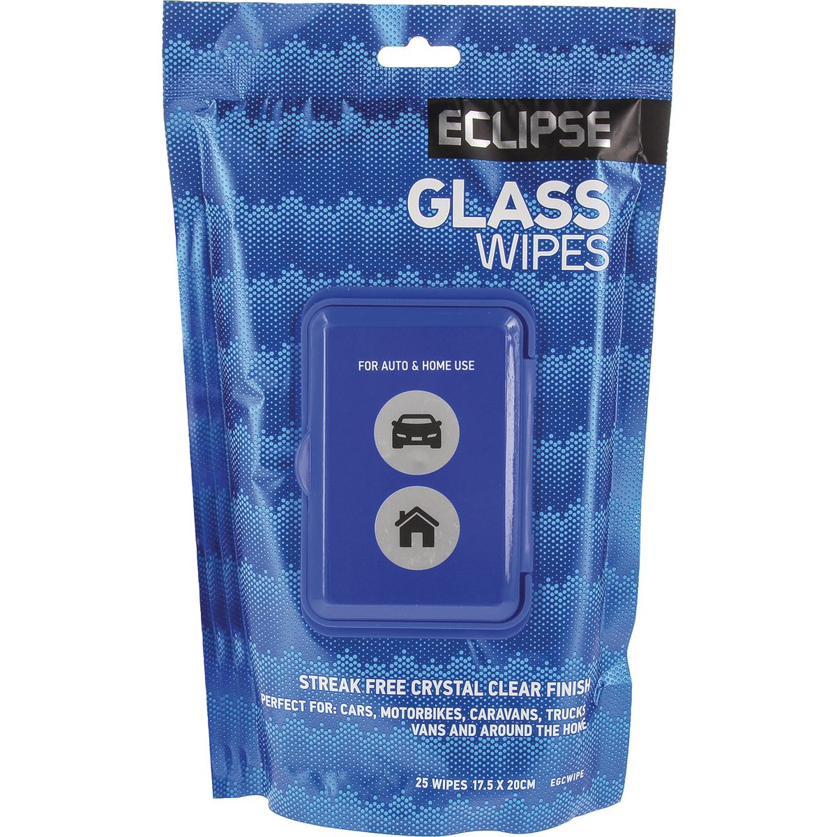 Eclipse Wipes Glass 25 Pack EGCWIPE