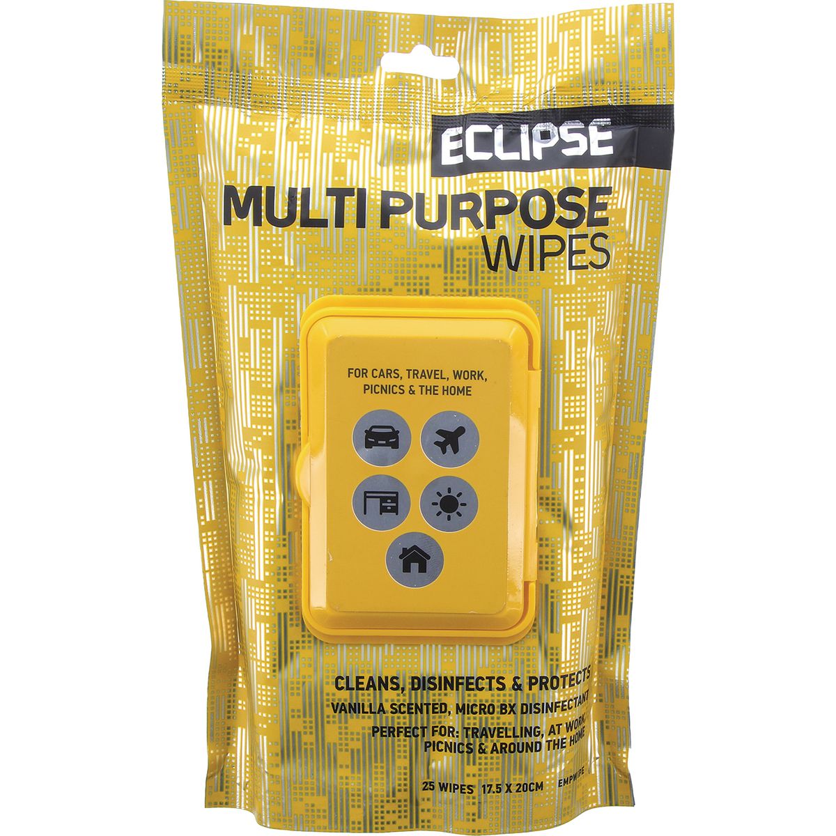 Eclipse Multi Purpose Wipes 25 Pack EMPWIPE