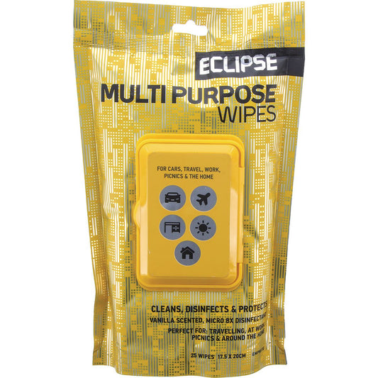 Eclipse Multi Purpose Wipes 25 Pack EMPWIPE