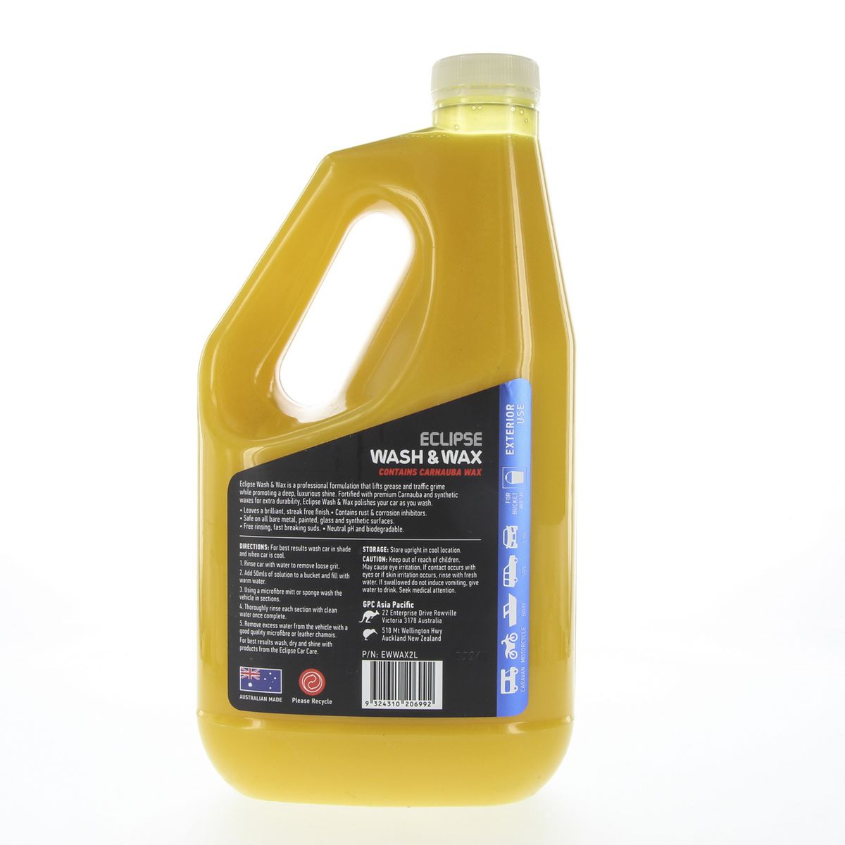 Eclipse Wash & Wax 2L EWWAX2L
