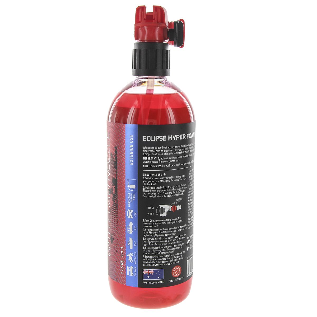 Eclipse Hyper Foam With Foam Nozzle 1L EHF1L