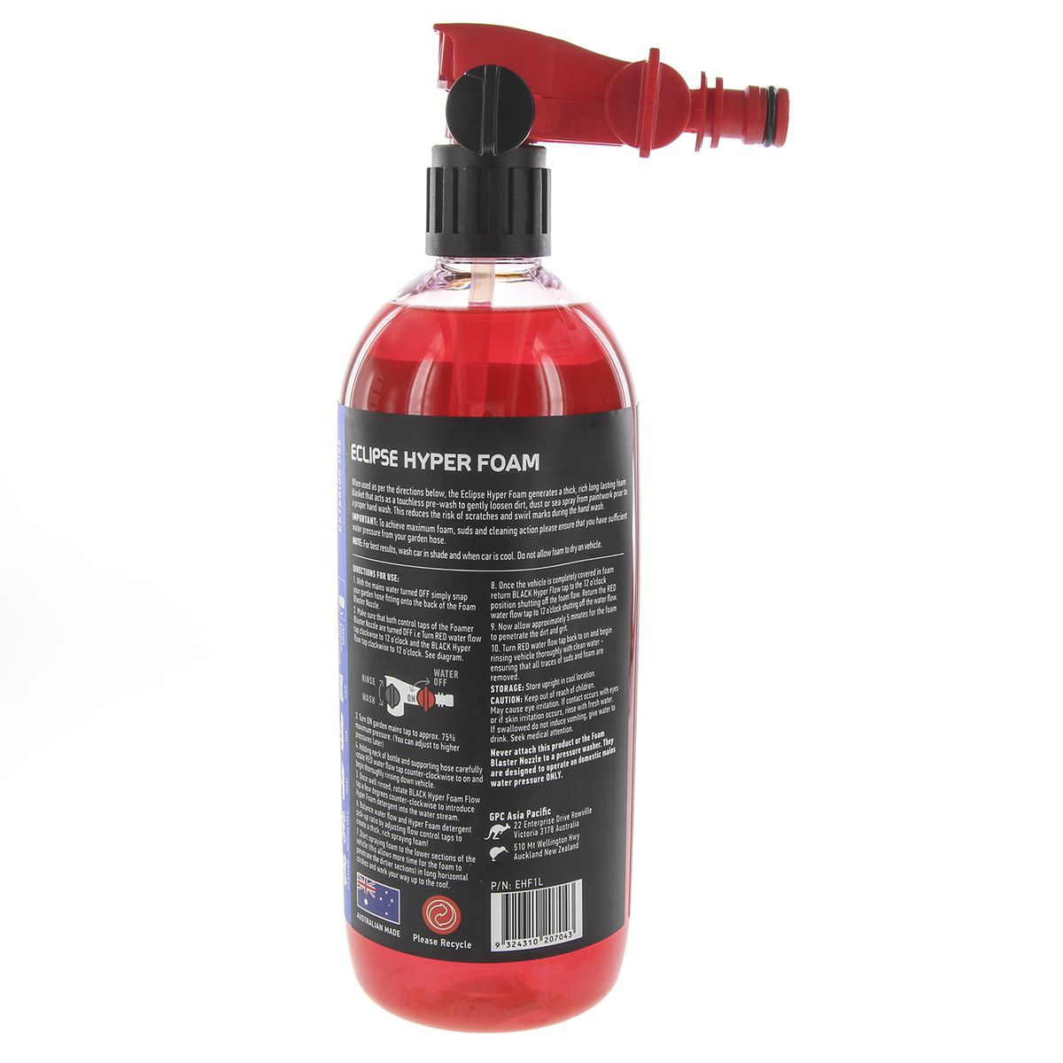 Eclipse Hyper Foam With Foam Nozzle 1L EHF1L