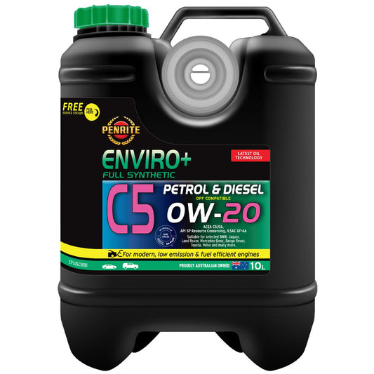Penrite Enviro+ C5 0W-20 Engine Oil 10L
