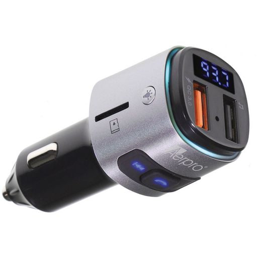 Aerpro FM Transmitter Bluetooth w/ USB Quick Charge QC3.0 APBT210