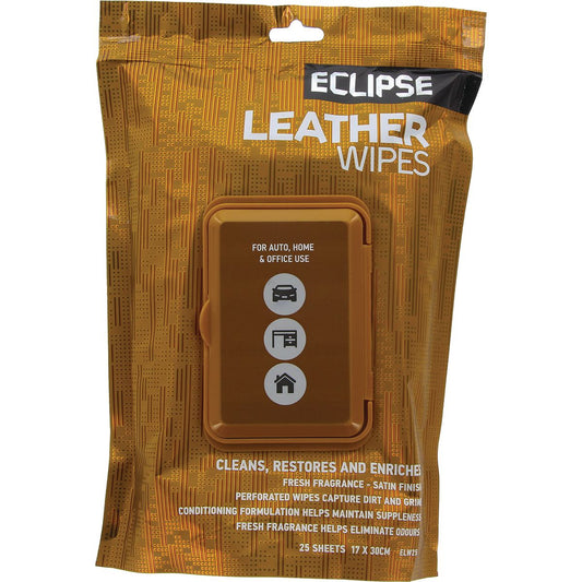 Eclipse Leather Wipes 25 Pack ELW25