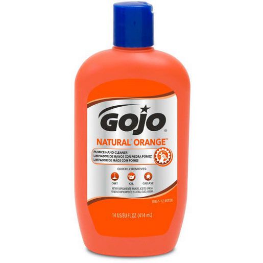 Gojo Natural Orange Pumice Hand Cleaner 414ml Sqzb 0957-12