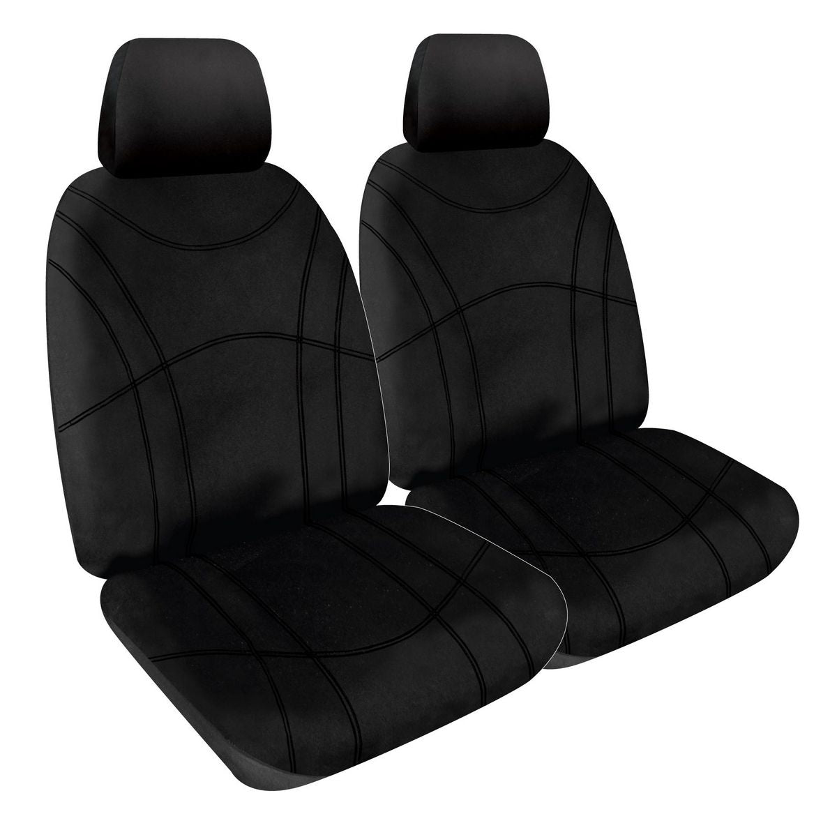 Sperling Getaway Neoprene Front Black - Black Stitch Seat Covers Suits Cerato 2018-On RM1084GBB
