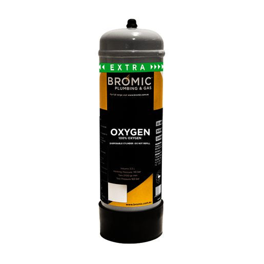 Bromic 2.2L Oxygen Cylinder 1811322