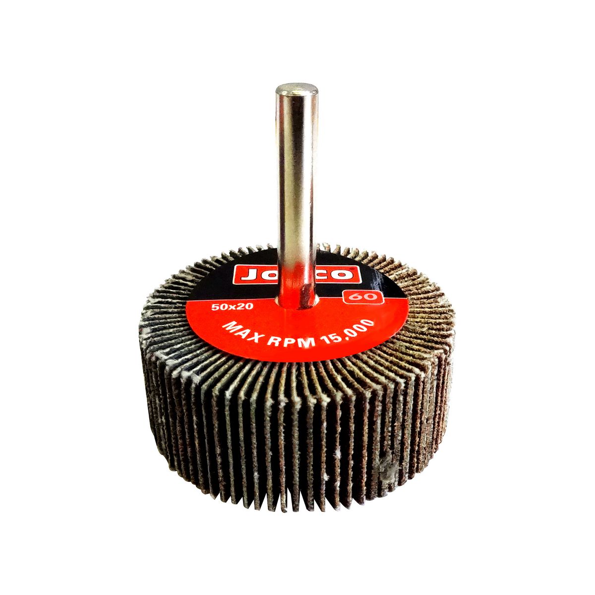 Josco 50mm x 20mm Flap Wheel 60 Grit FW5020060C