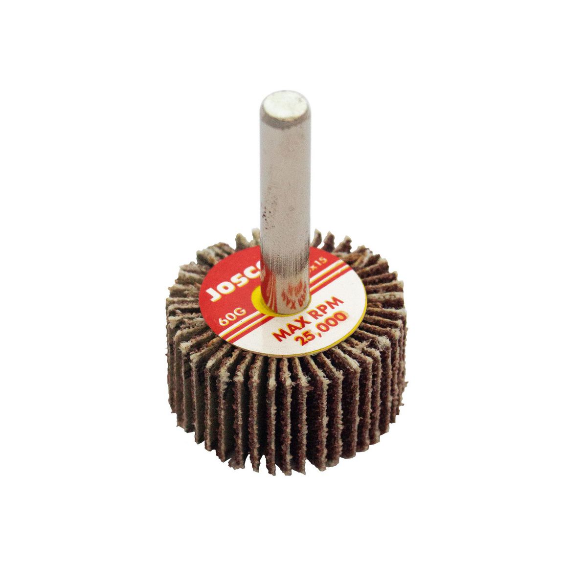 Josco 30mm x 15mm Flap Wheel 60 Grit FW3015060C