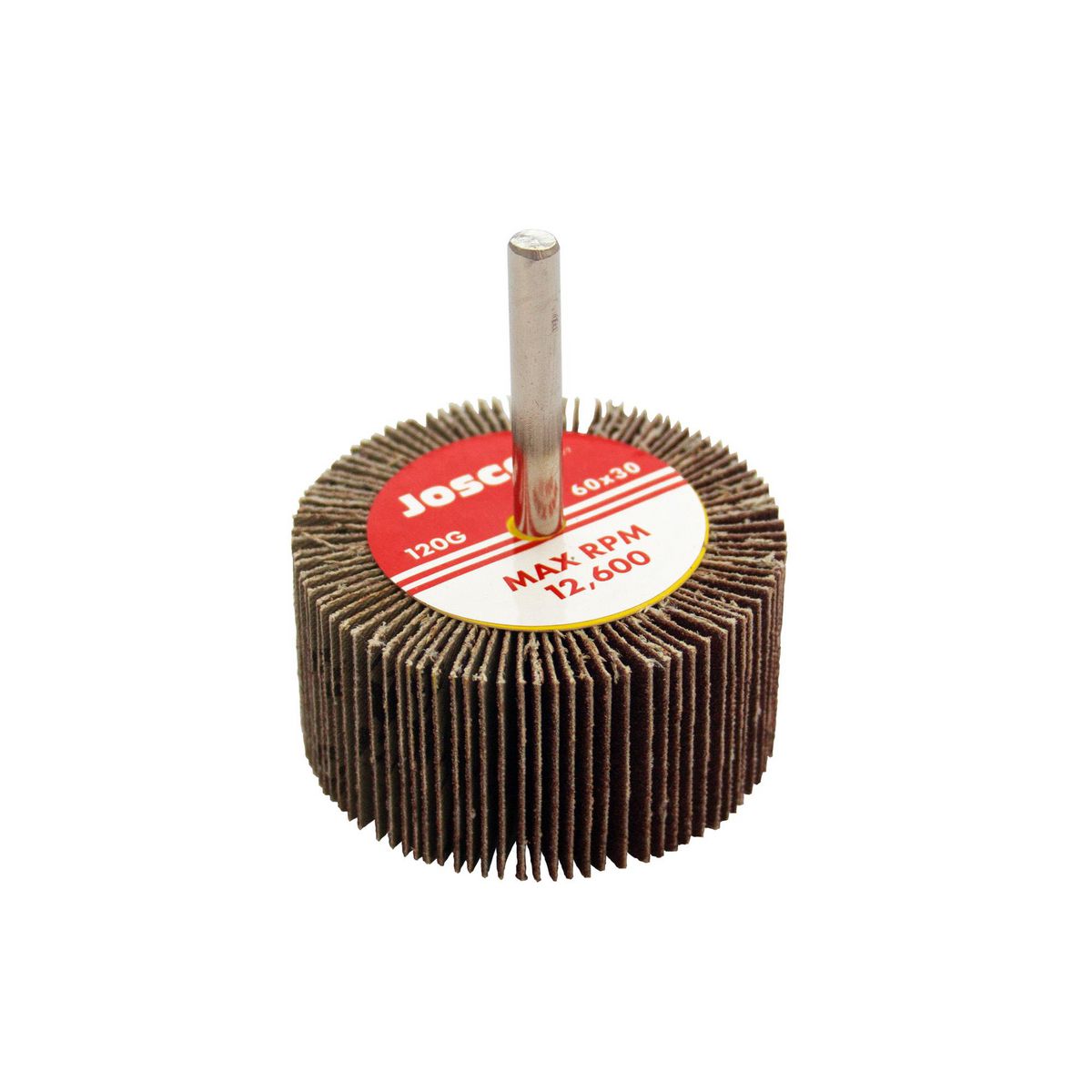 Josco 60mm x 30mm Flap Wheel 120 Grit FW6030120C