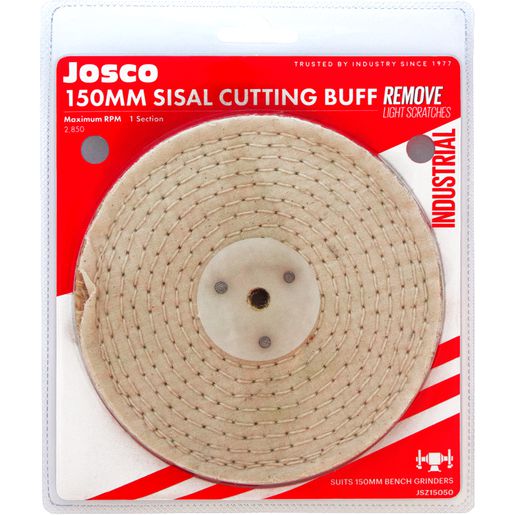 Josco 150mm x 50 Sisal Buff Fold JSZ15050