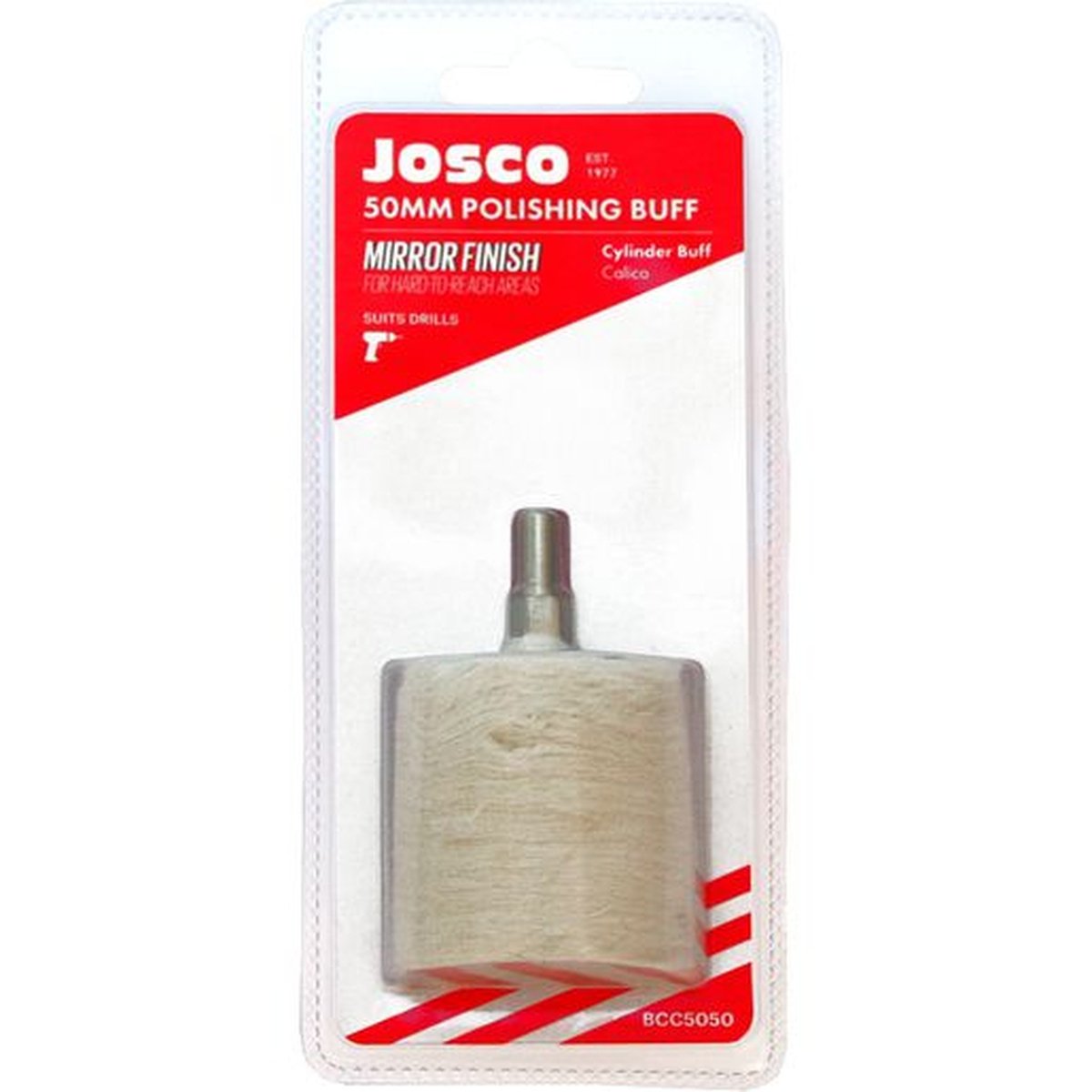Josco 50mm Cylinder Polishing Buff BCC5050