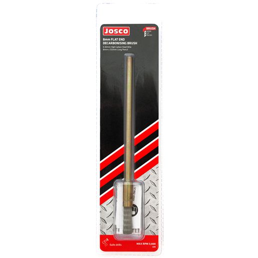 Josco Brush Cup Cr 8 Flat End 6X125 Spindle 0.30 220