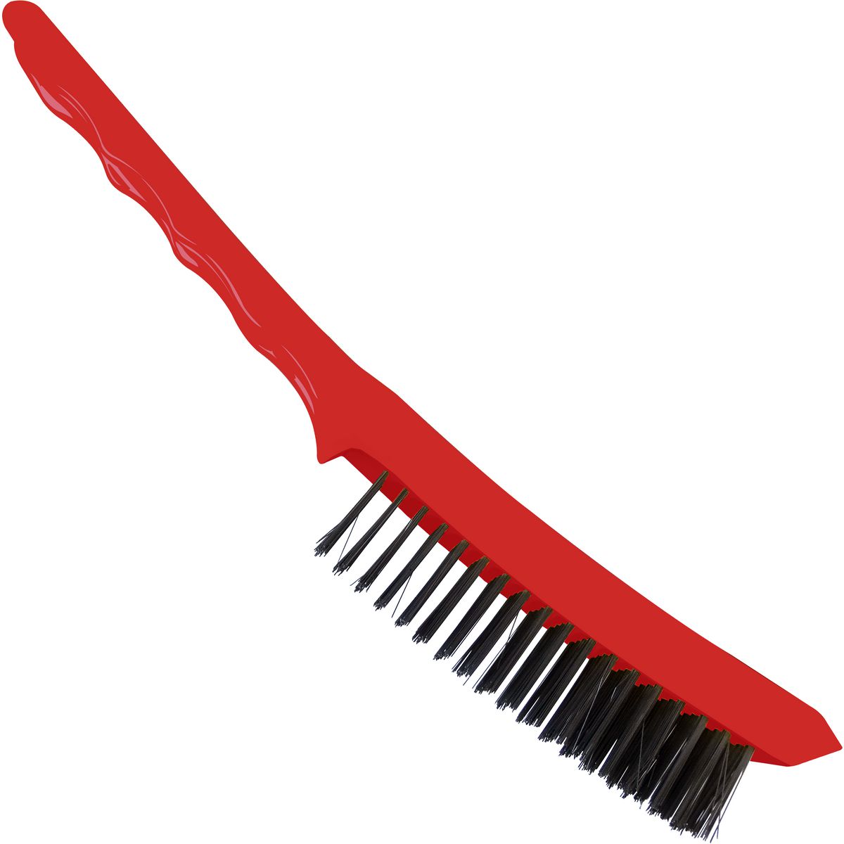 Josco Brush Hand 4R Plastic Long Handle Red 402