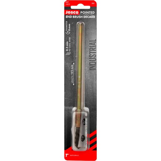 Josco Brush Cup Cr 8 Pointed End 6X125 Spindle 0.30 222
