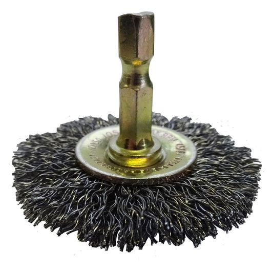 Josco 100mm Crimped Wheel Brush JCW100