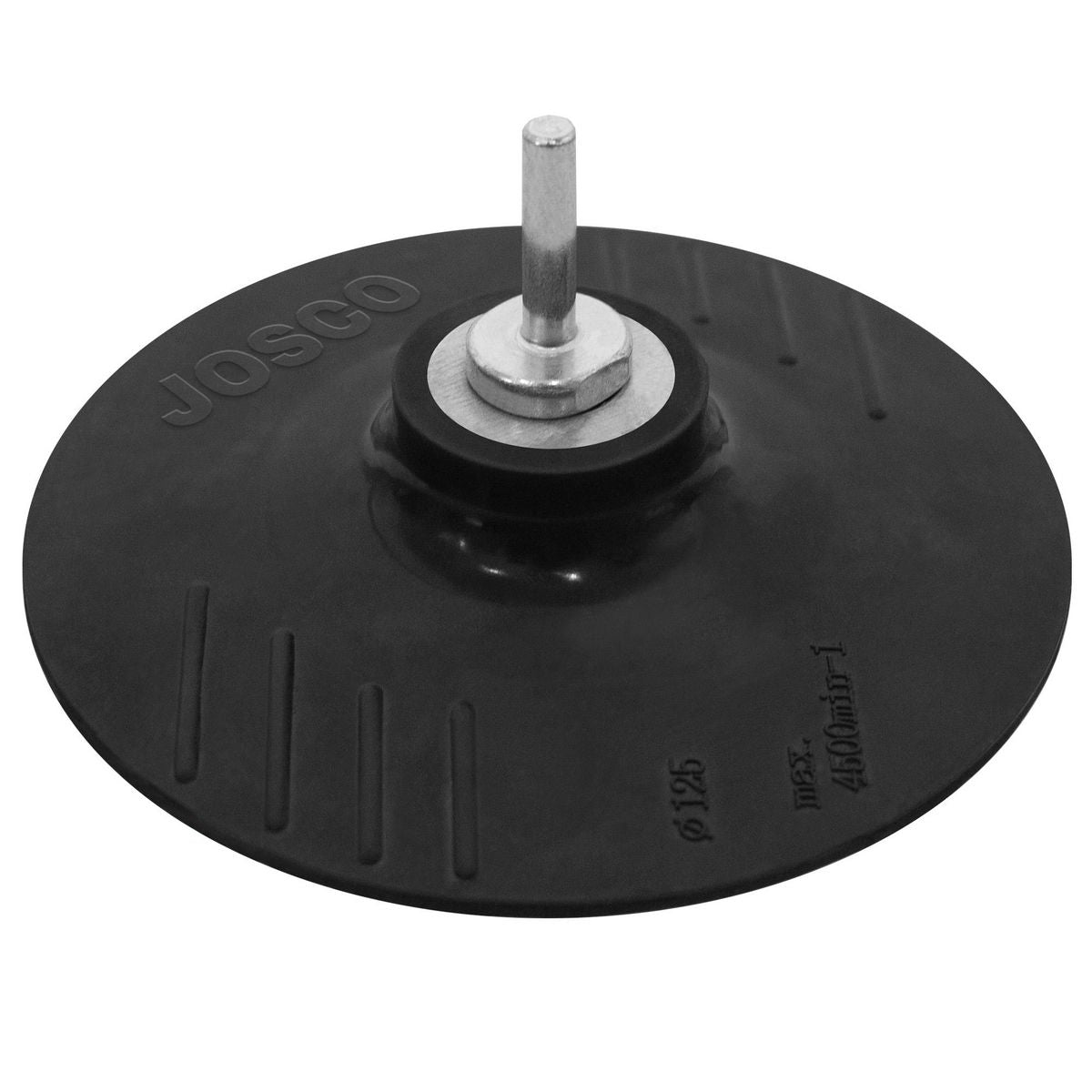 Josco 125mm Backing Pad Rubber M14 with Drill Adaptor B104112