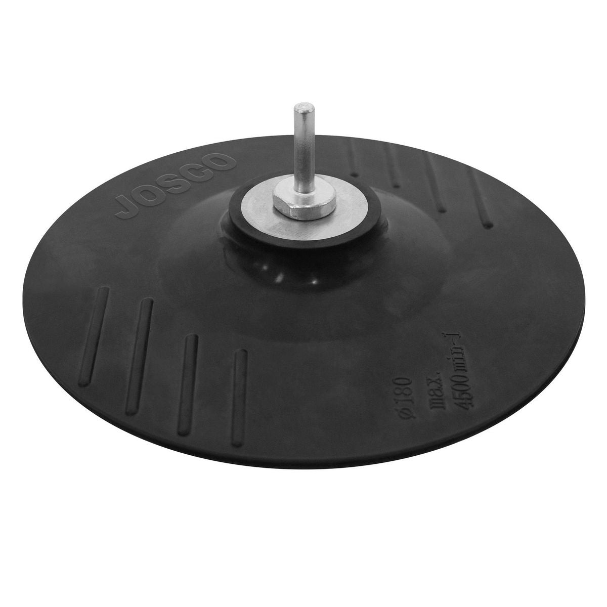 Josco 180mm Backing Pad Rubber M14 with Drill Adaptor B104113