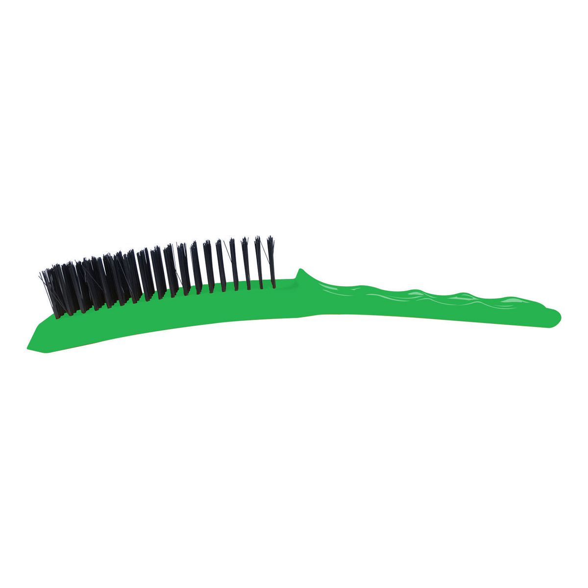 Josco Brush Hand 4R Stainless Plastic Long Handle Green 422
