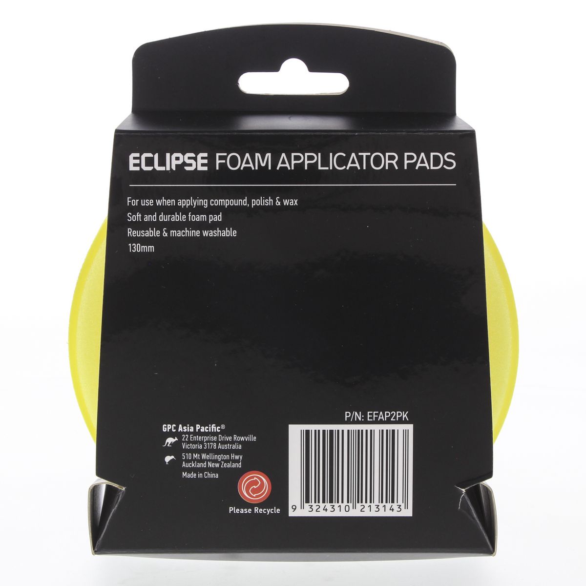Eclipse Foam Applicator Pads 2 Pack EFAP2PK