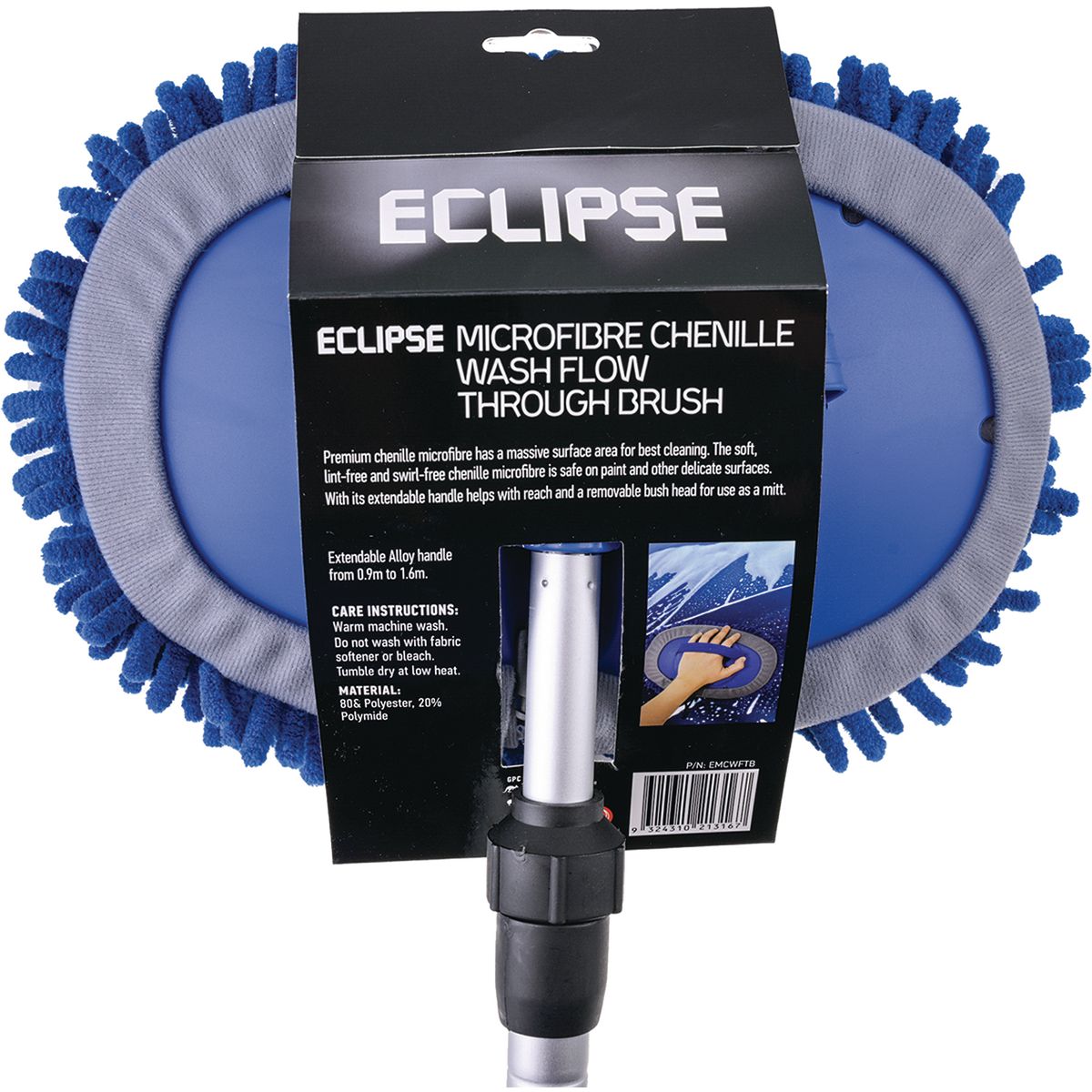 Eclipse Cleaning Brush Flow Through EMCWFTB