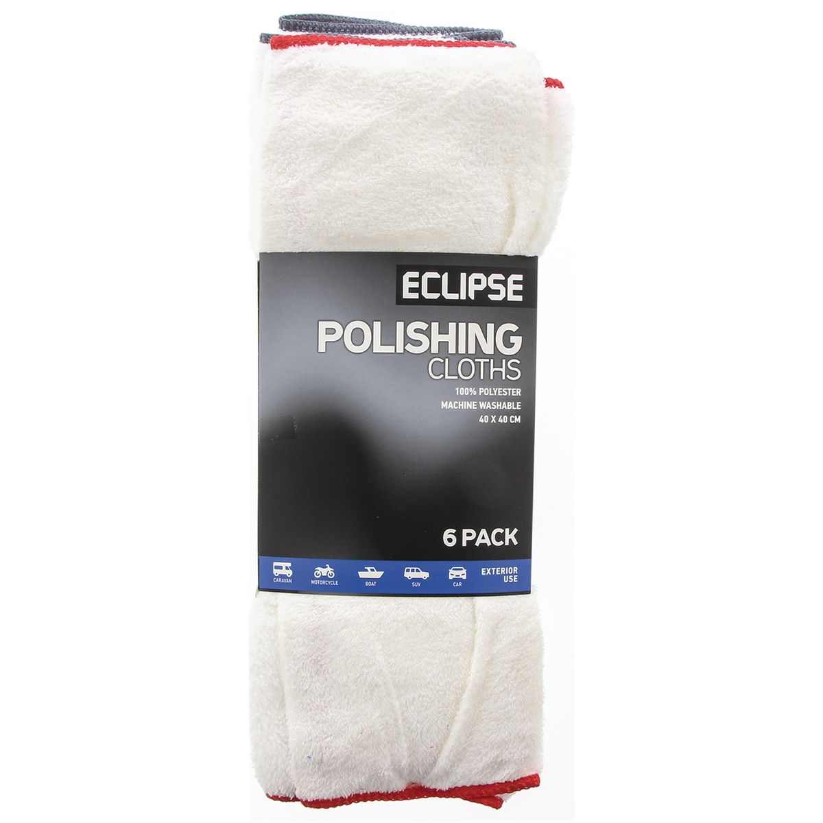 Eclipse Polishing Cloth Ultra Soft 6 Pack EPC6PK