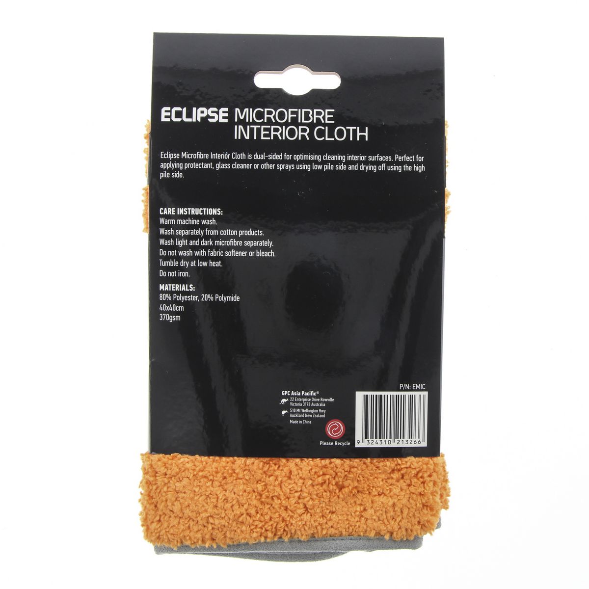 Eclipse Interior Microfibre Cloth 370Gsm EMIC