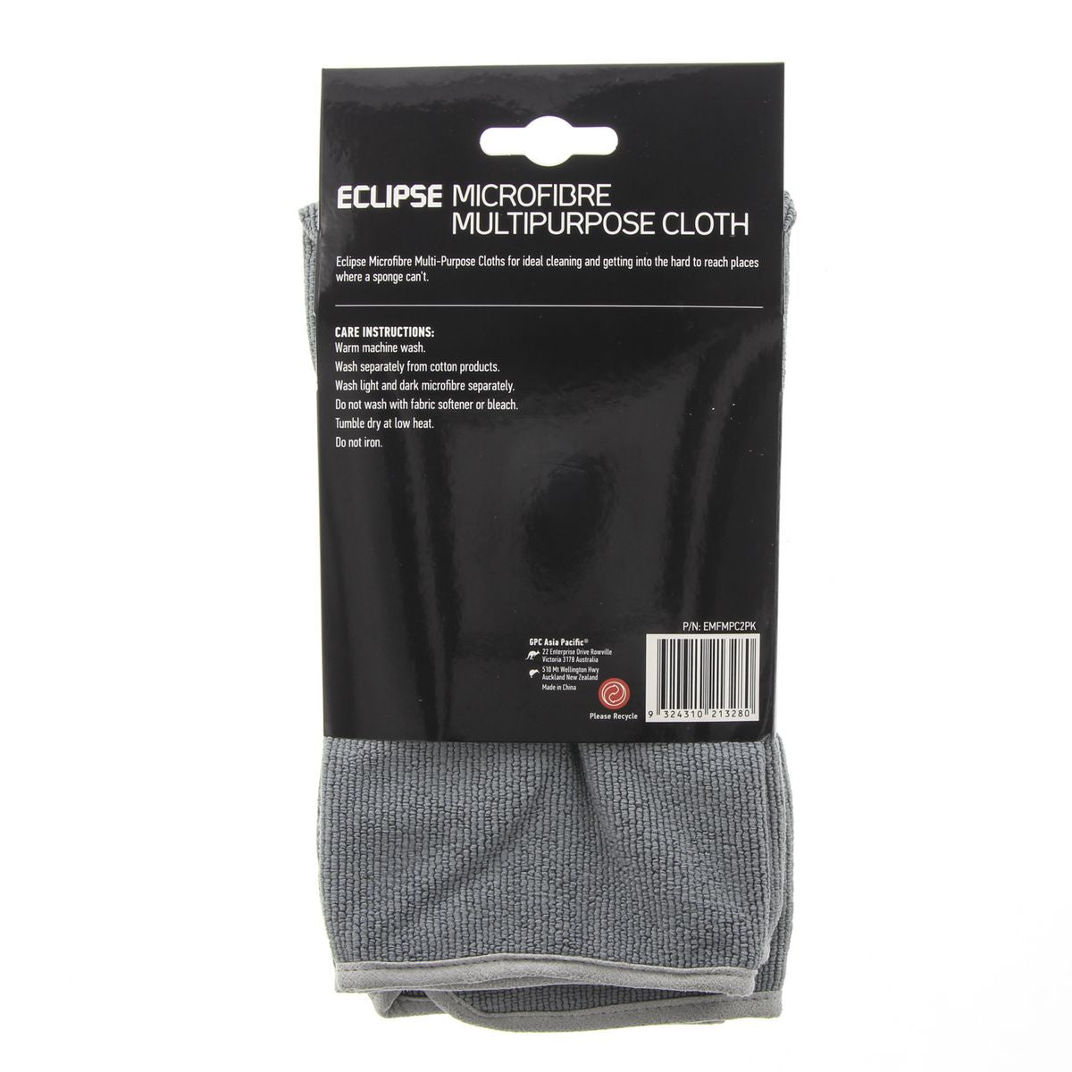 Eclipse Microfibre Multi Purpose Cloth 310Gsm EMFMPC2PK