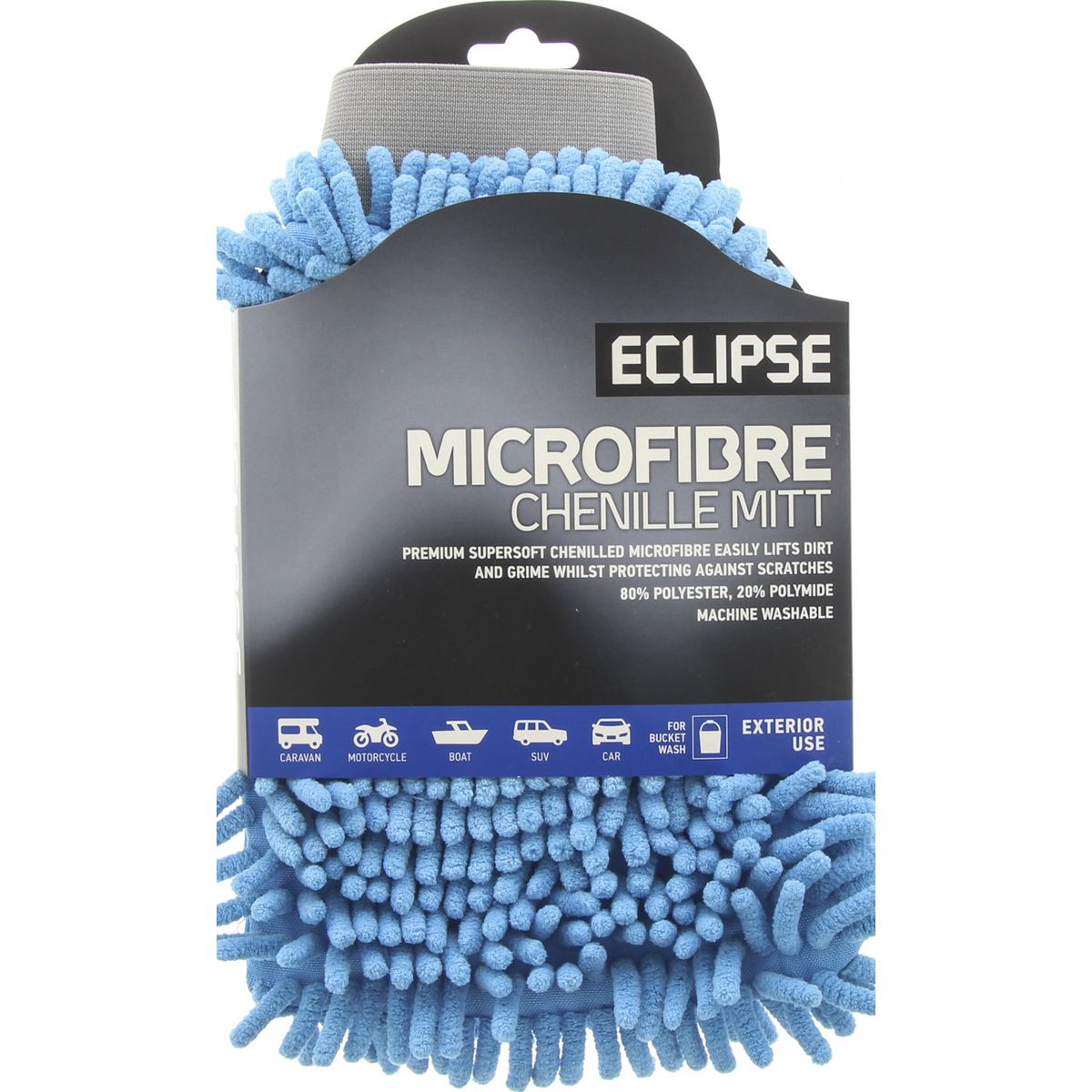 Eclipse Microfibre Chenille Mitt EMCM