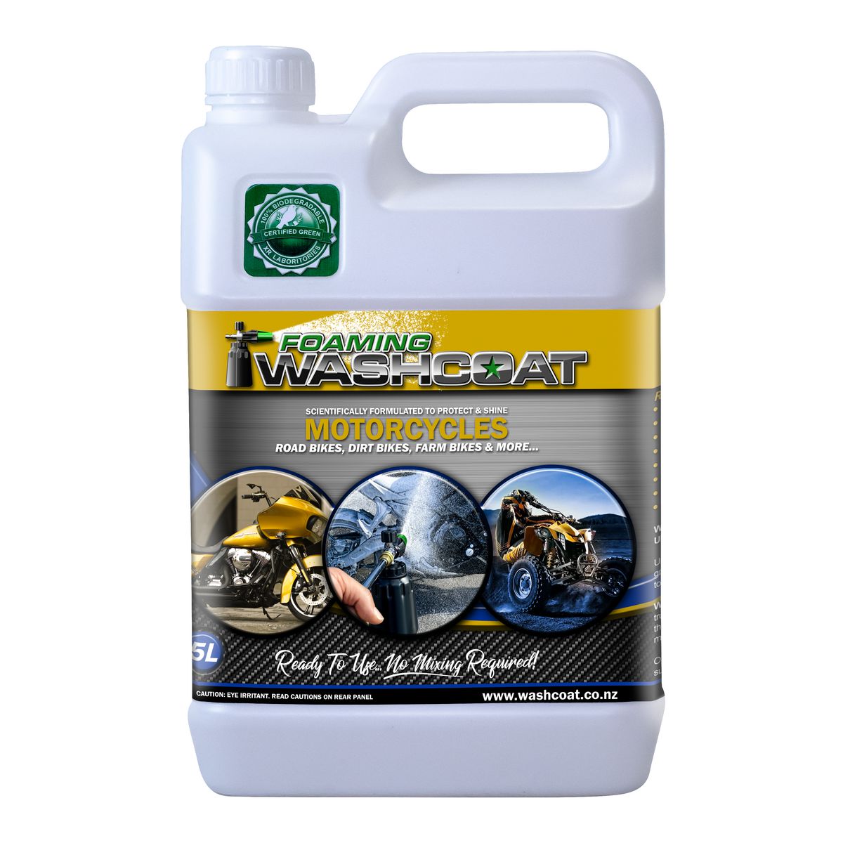 Washcoat Foaming Motorcycle 5L WC37621