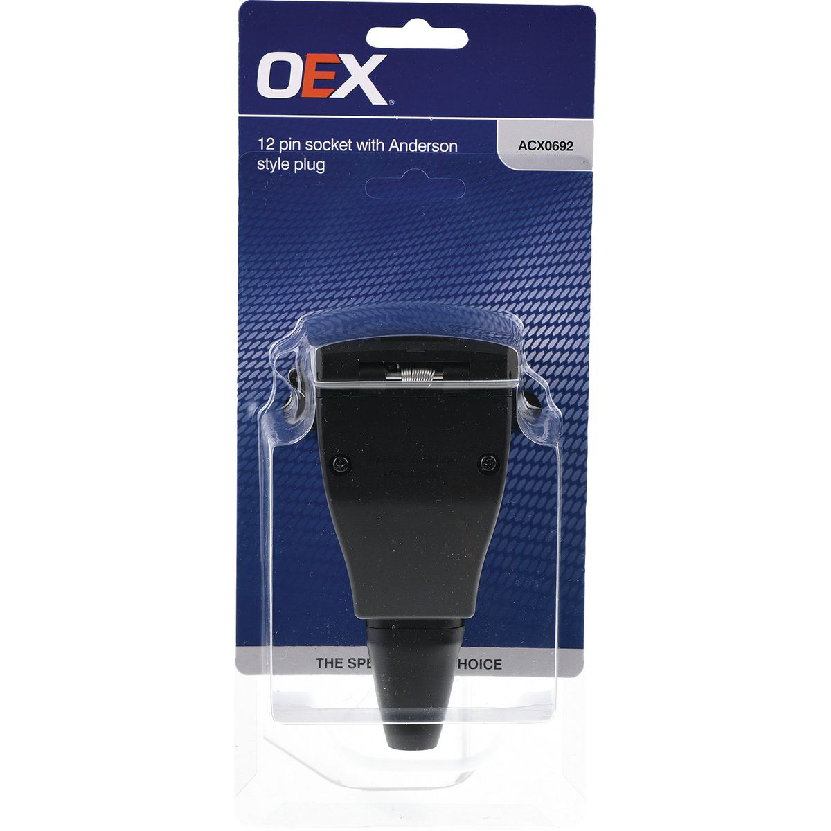 OEX 12 Pin Socket With Anderson Style Plug ACX0692
