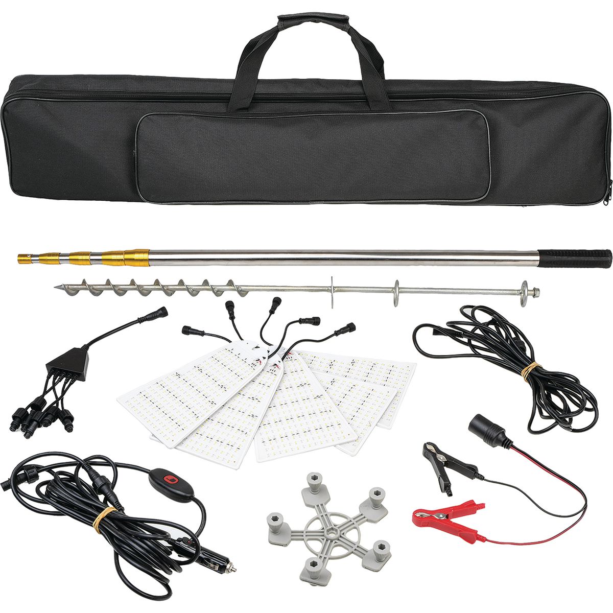 Drivetech 4X4 Telescopic Camping Light Dual Colour Dimmable 12V DT-5SMD