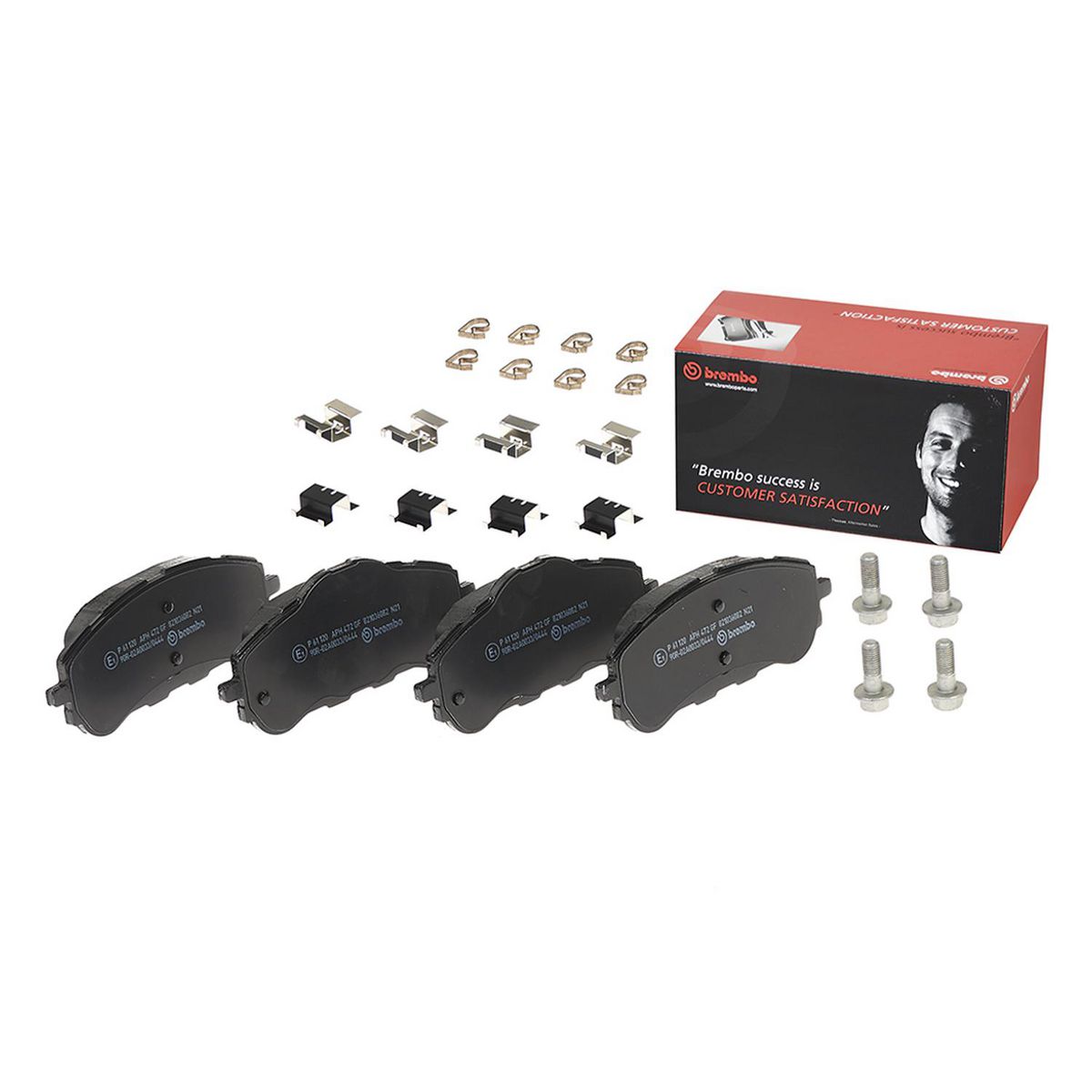 Brembo Brake Pad Front Set (Low-Met) P61120