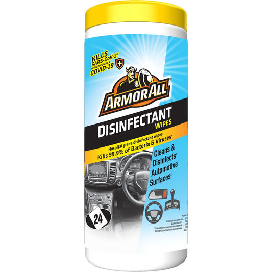 Armor All Disinfectant Wipes Tub 24pk E303675900
