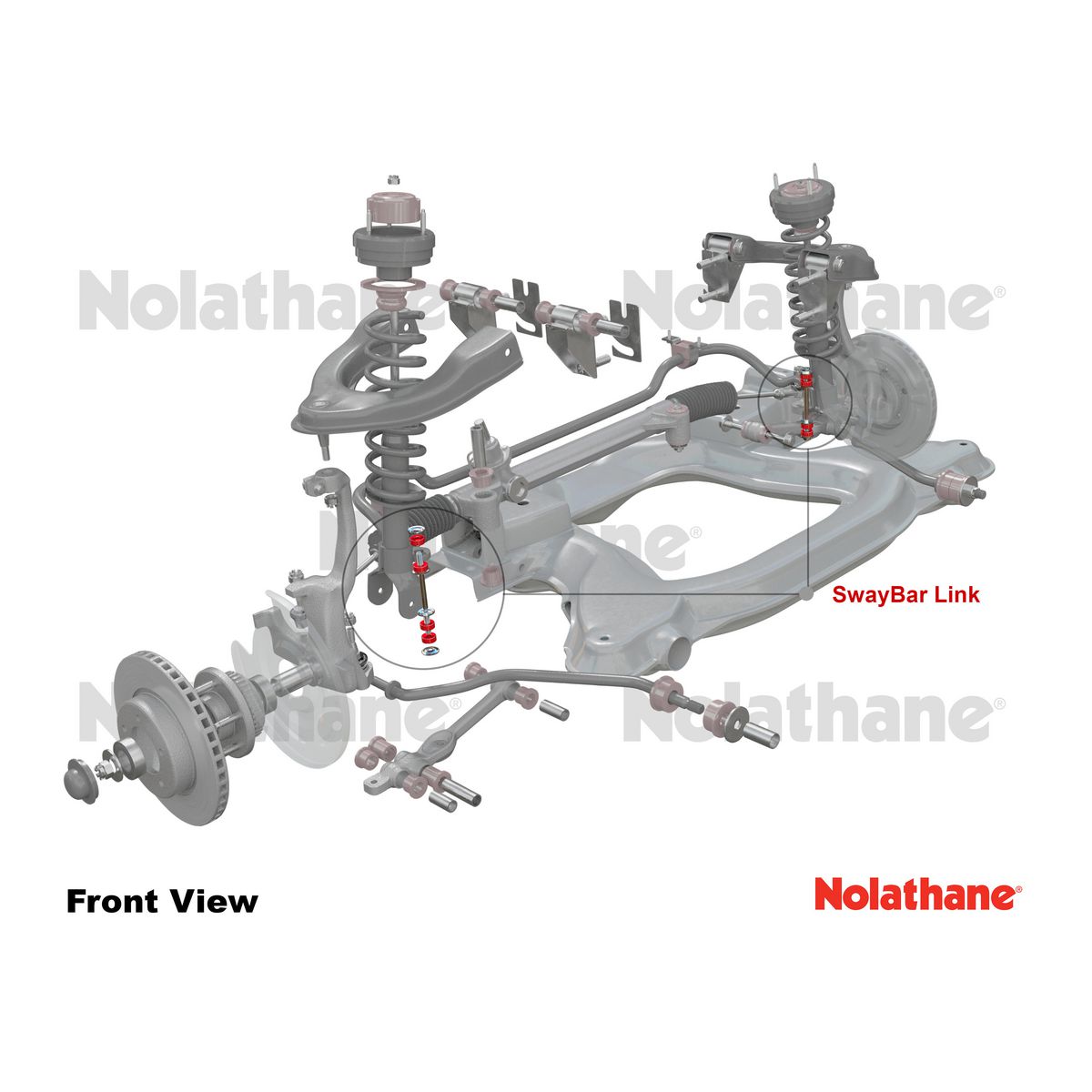 Nolathane Sway Bar Link Bushing Kit 421002