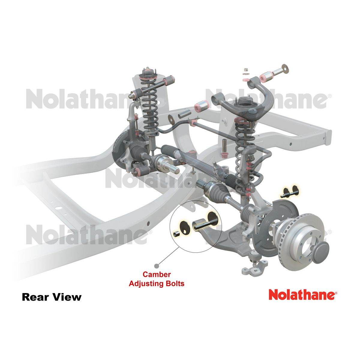 Nolathane Control Arm Lower Inner Camber Bolt Kit 44298