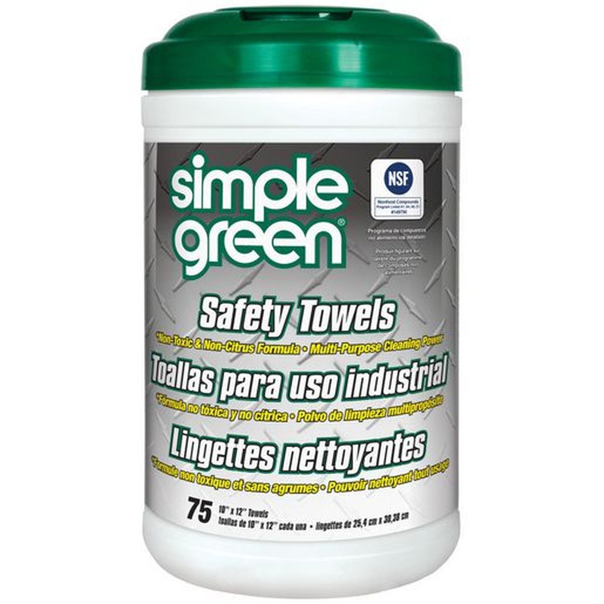 Simple Green Safety Towel Tub 75 Sheets SG13351