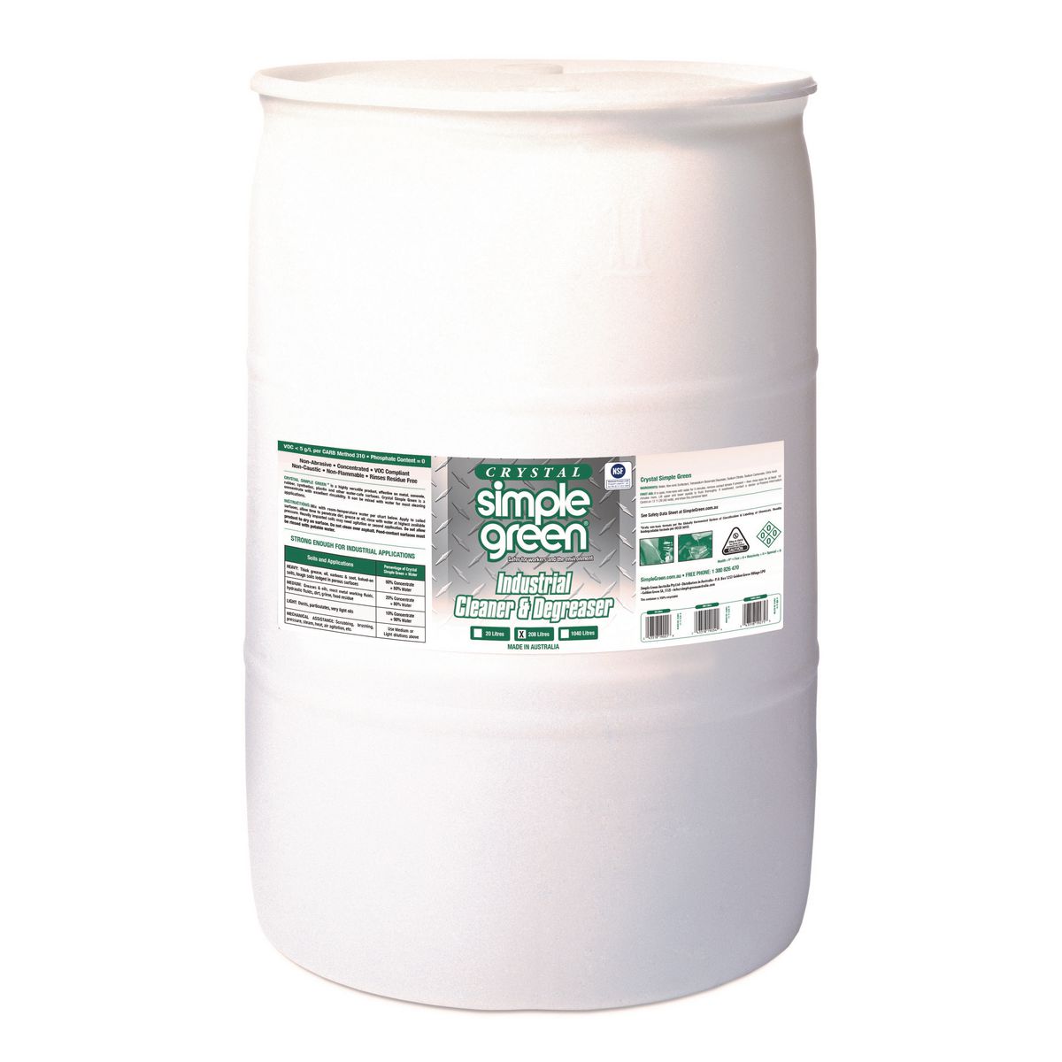 Simple Green Aust Crystal 208 L Drum SG19054